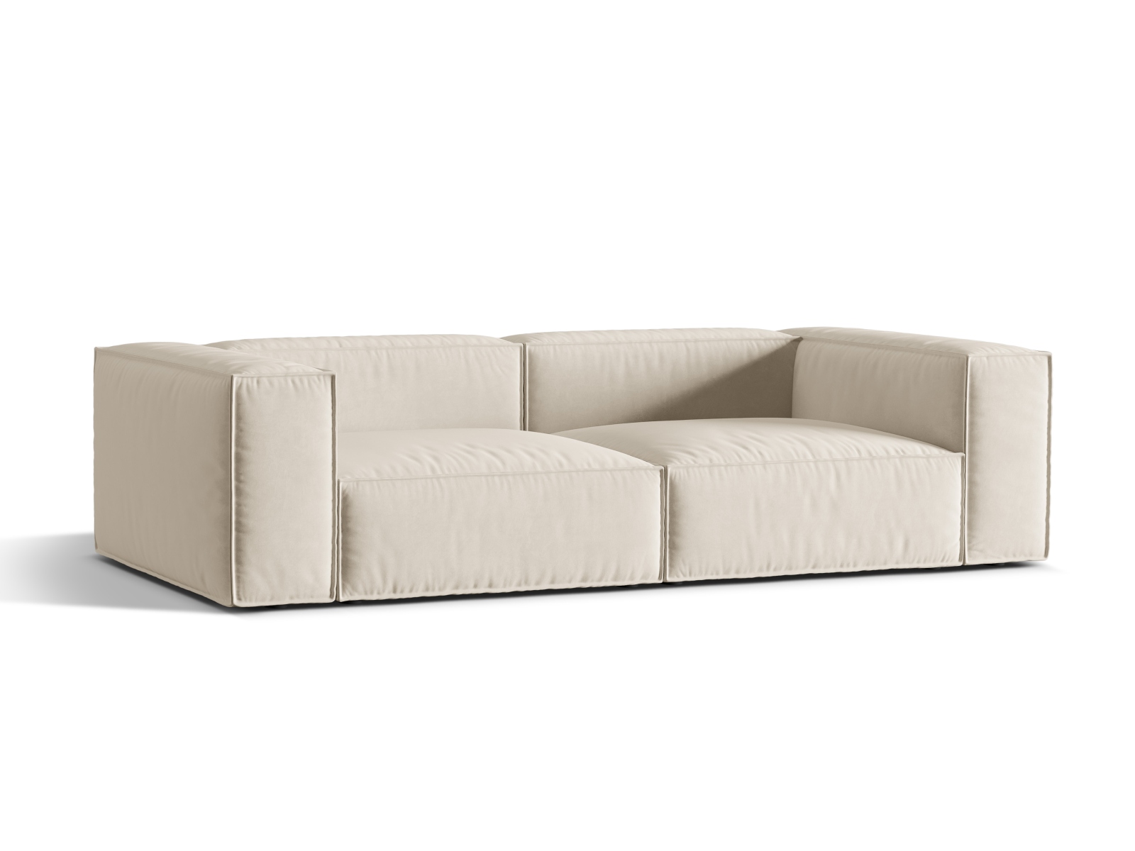 Velvet Sofa, "Nuria", 4 Seats, 250x110x72