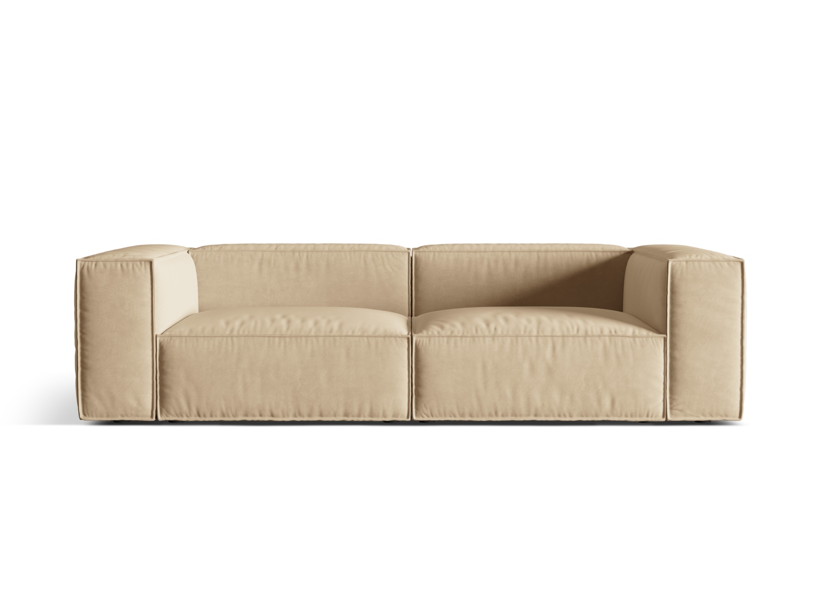 Velvet Sofa, "Nuria", 4 Seats, 250x110x72