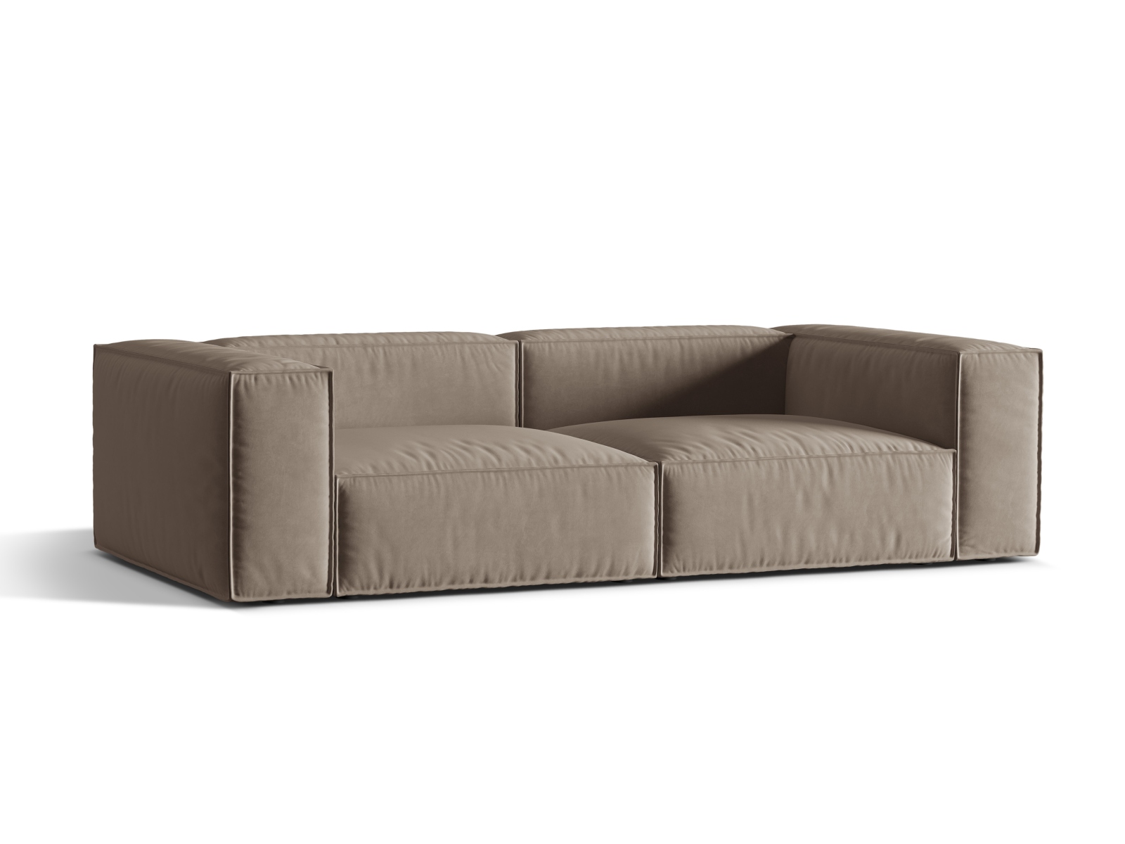 Velvet Sofa, "Nuria", 4 Seats, 250x110x72