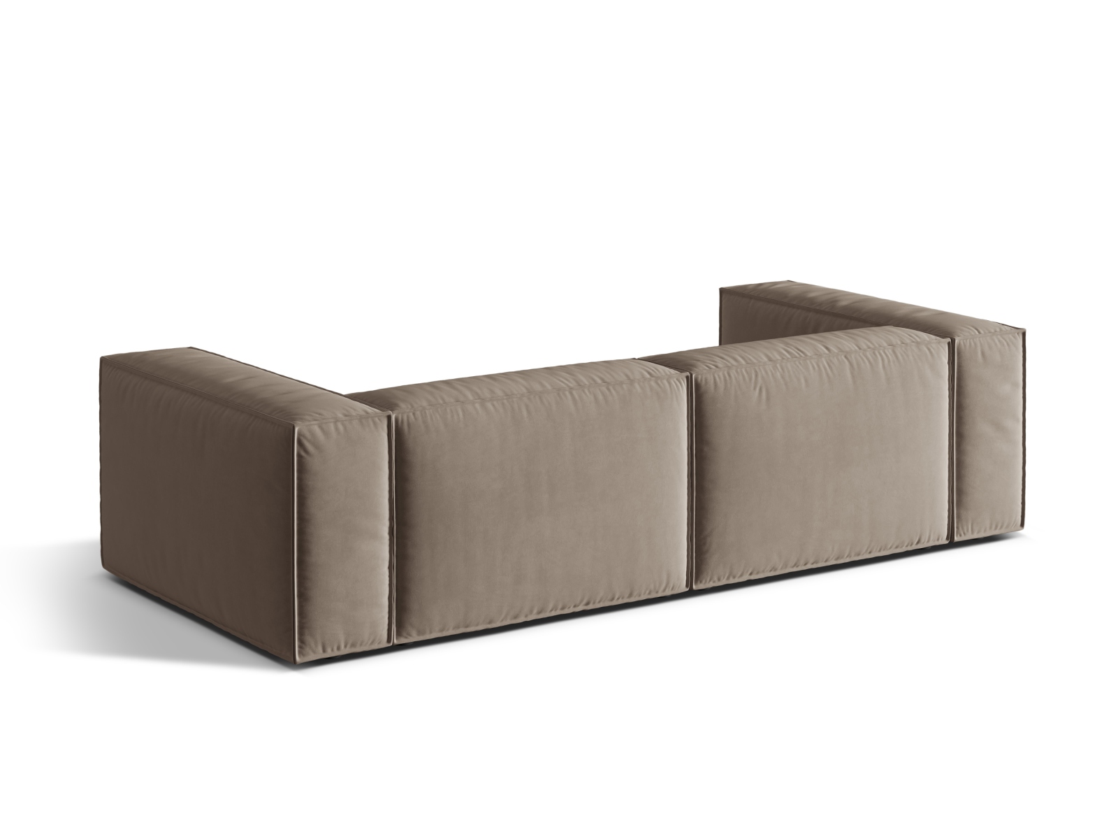 Velvet Sofa, "Nuria", 4 Seats, 250x110x72