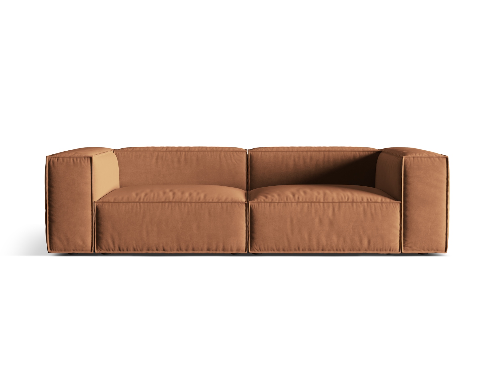 Velvet Sofa, "Nuria", 4 Seats, 250x110x72