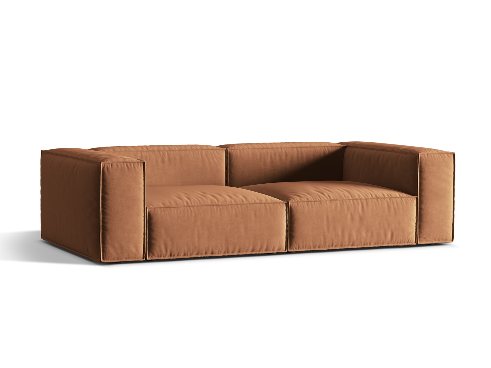 Velvet Sofa, "Nuria", 4 Seats, 250x110x72