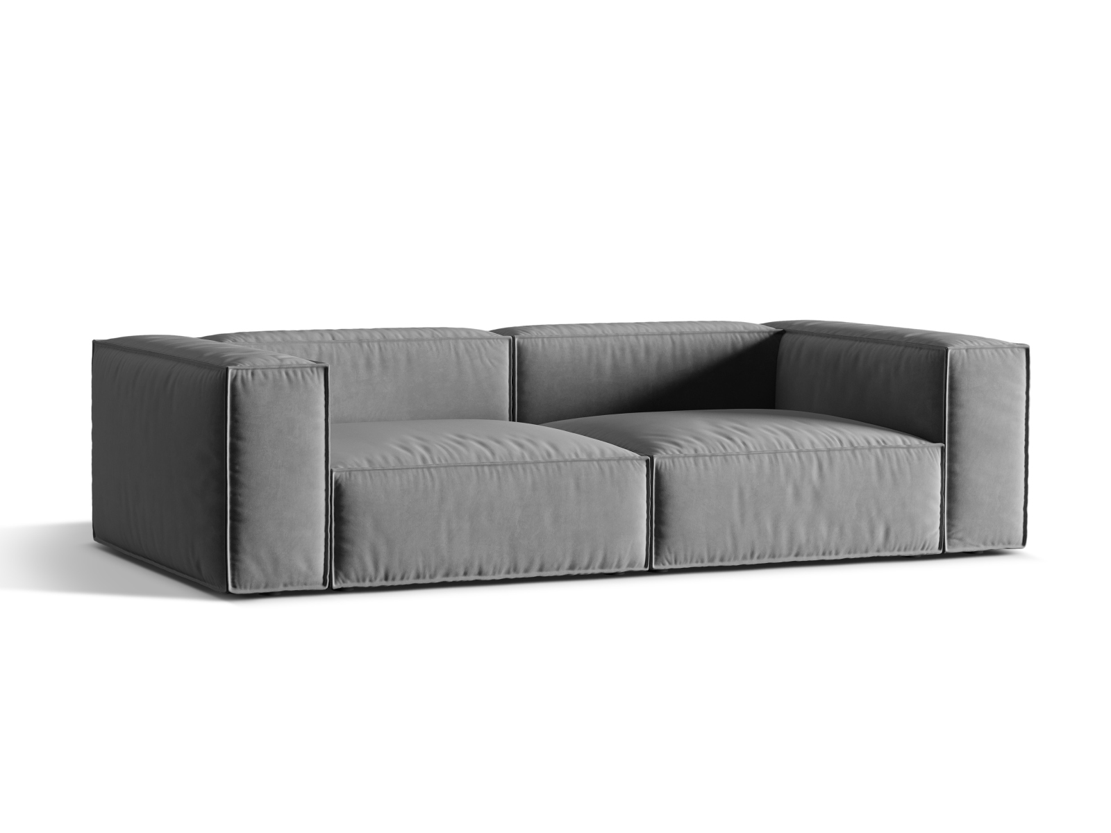 Velvet Sofa, "Nuria", 4 Seats, 250x110x72