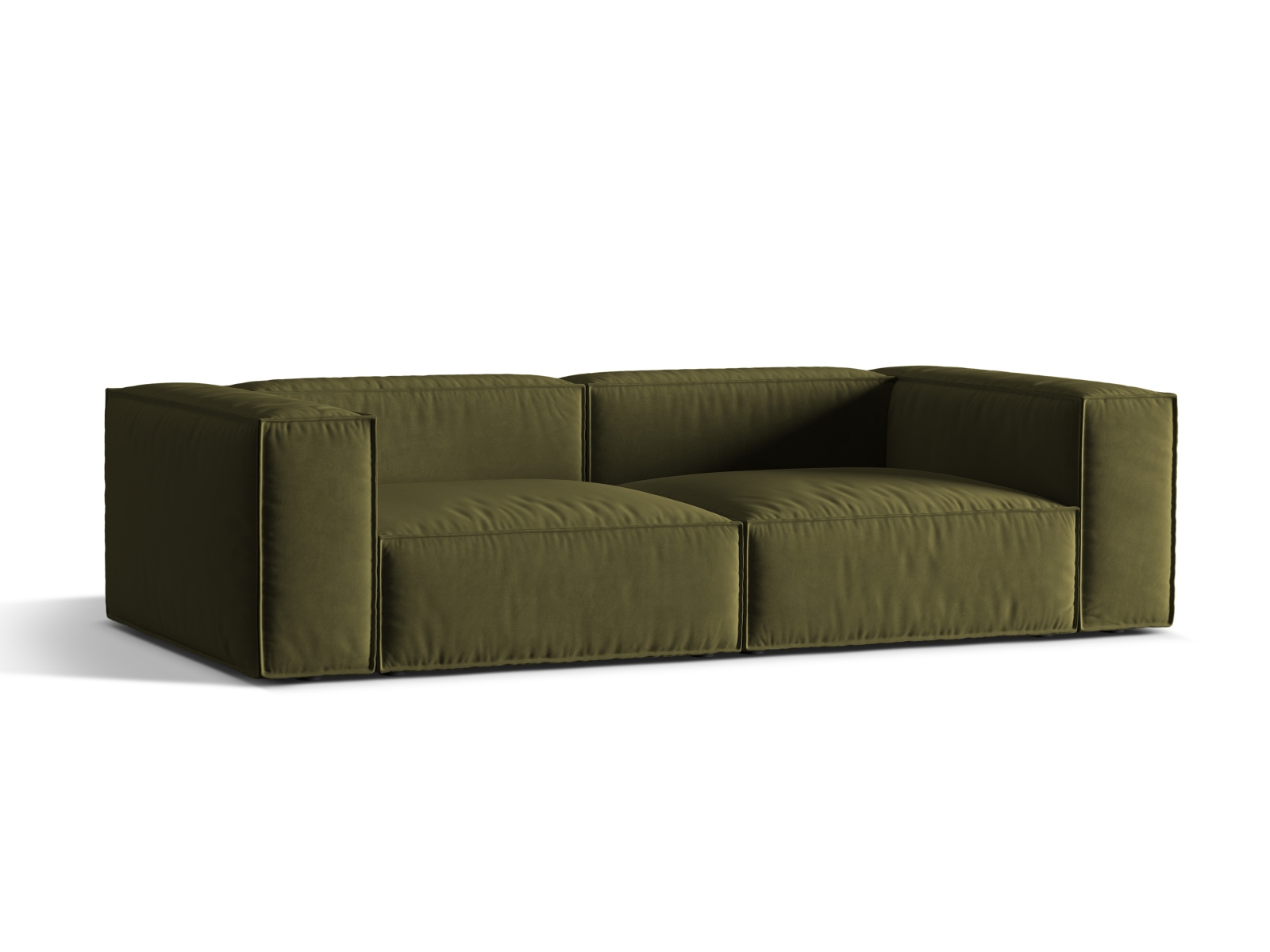 Velvet Sofa, "Nuria", 4 Seats, 250x110x72