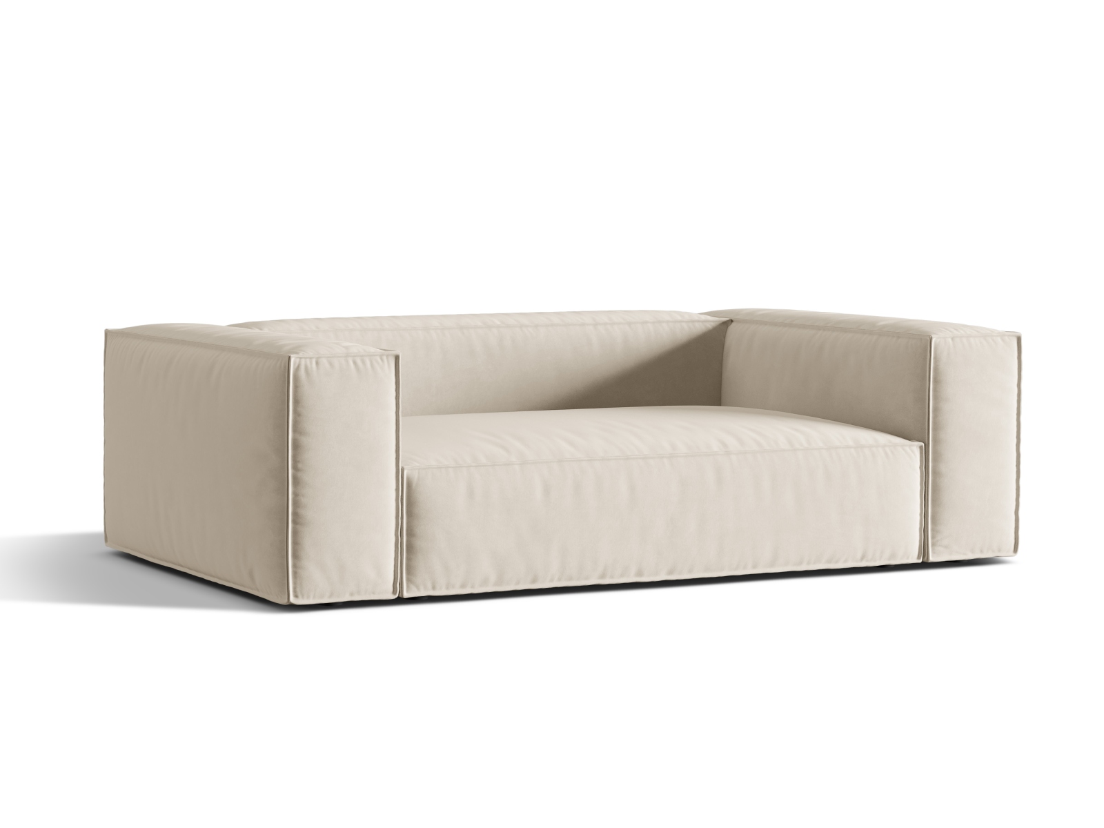 Velvet Sofa, "Nuria", 3 Seats, 210x110x72