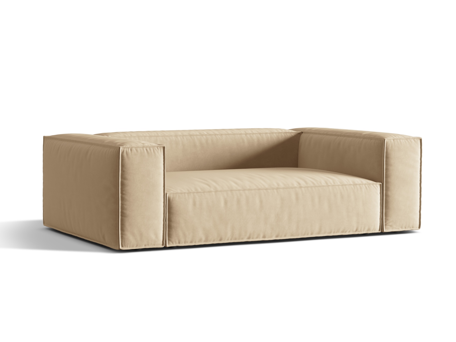 Velvet Sofa, "Nuria", 3 Seats, 210x110x72