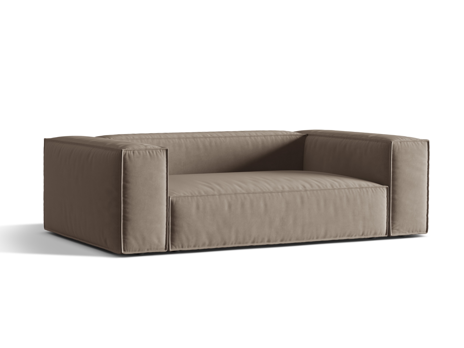 Velvet Sofa, "Nuria", 3 Seats, 210x110x72