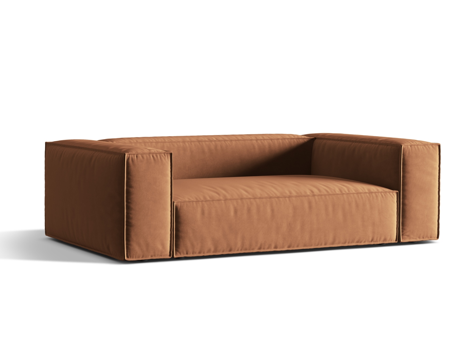 Velvet Sofa, "Nuria", 3 Seats, 210x110x72