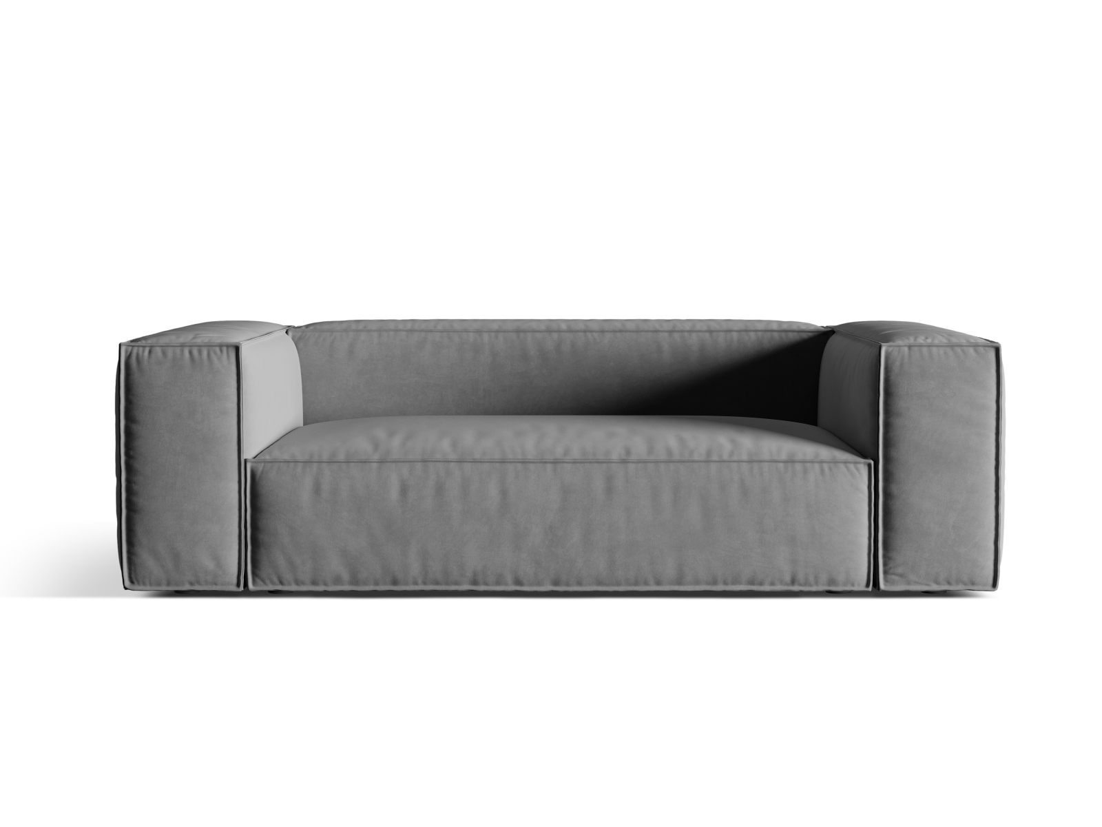 Velvet Sofa, "Nuria", 3 Seats, 210x110x72