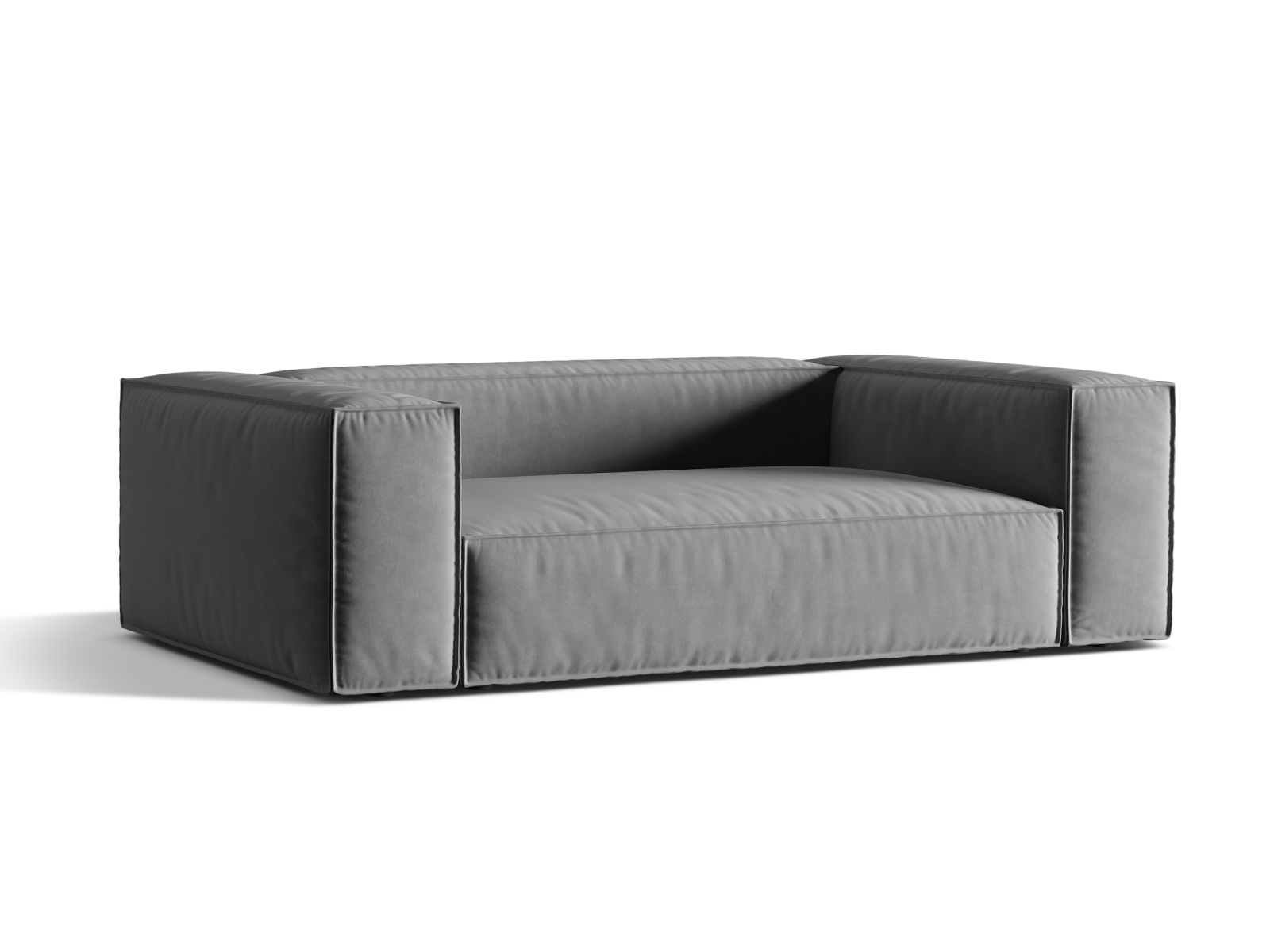 Velvet Sofa, "Nuria", 3 Seats, 210x110x72
