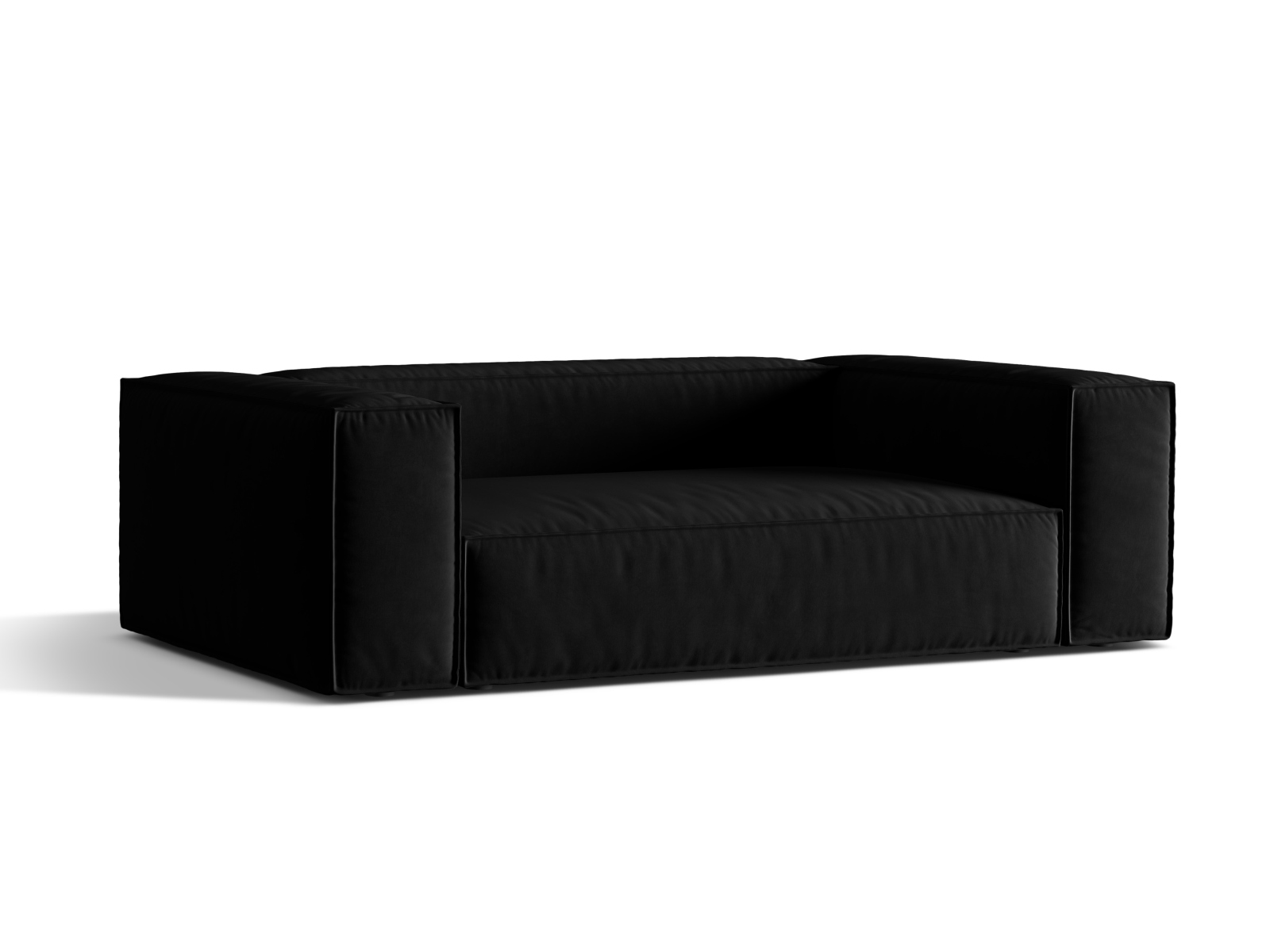 Velvet Sofa, "Nuria", 3 Seats, 210x110x72