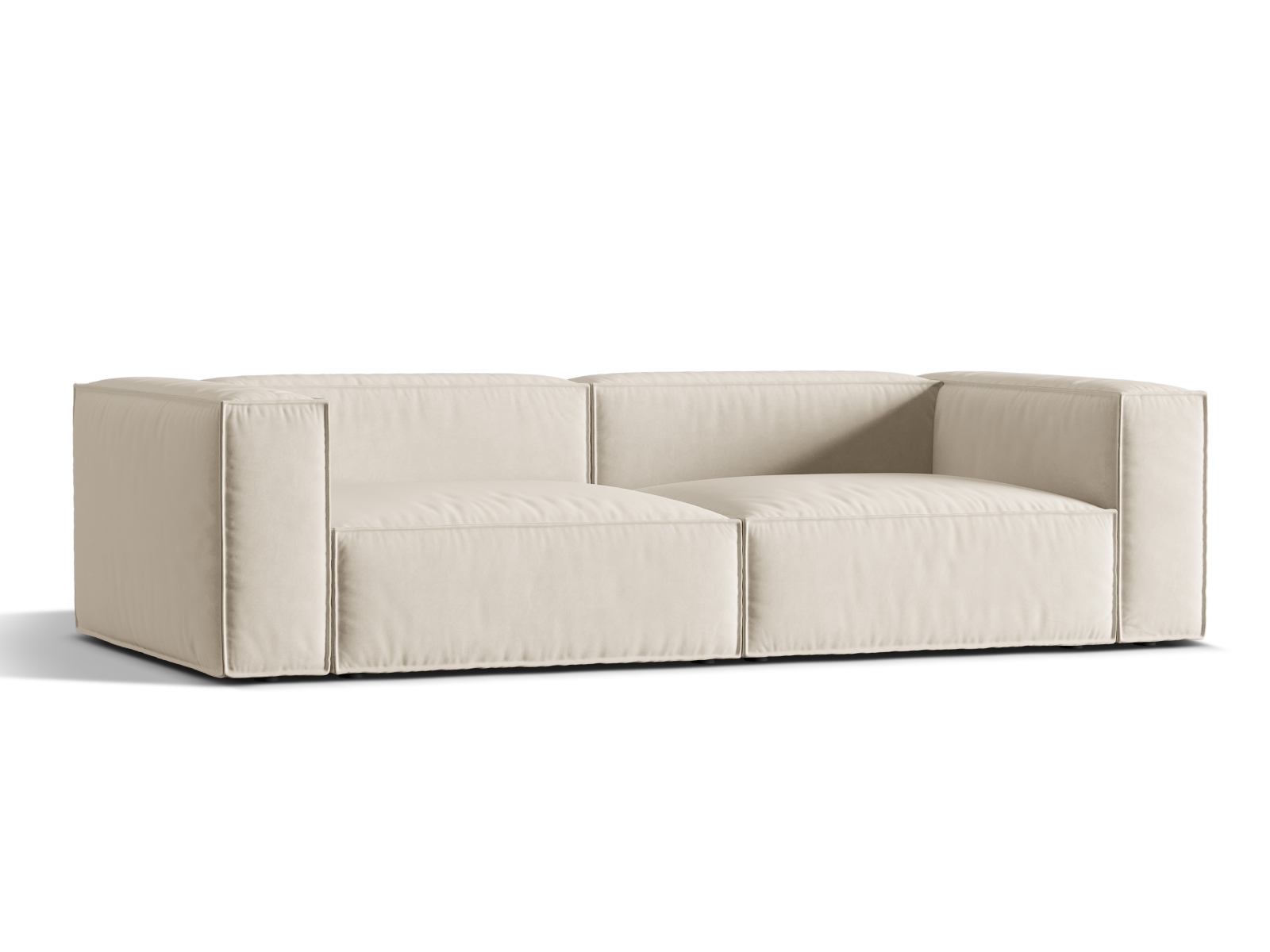 Velvet Sofa, "Nuria", 5 Seats, 290x110x72