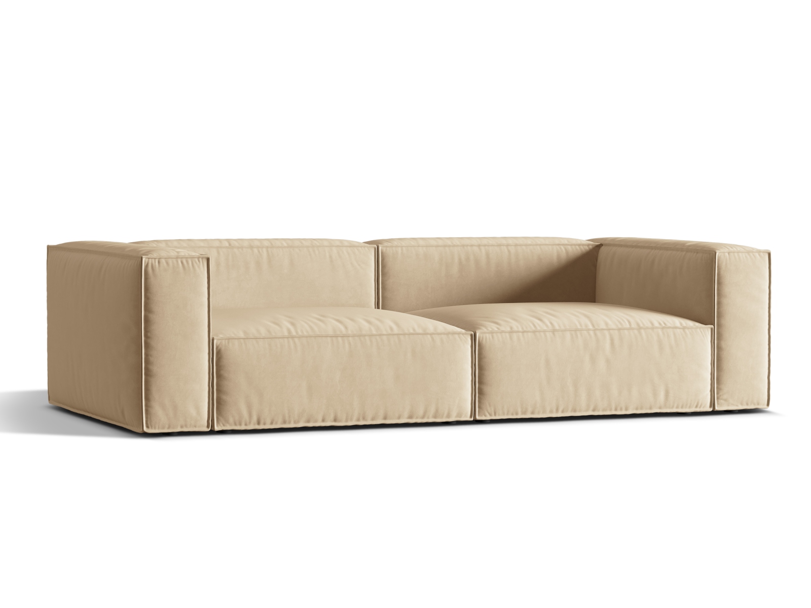 Velvet Sofa, "Nuria", 5 Seats, 290x110x72