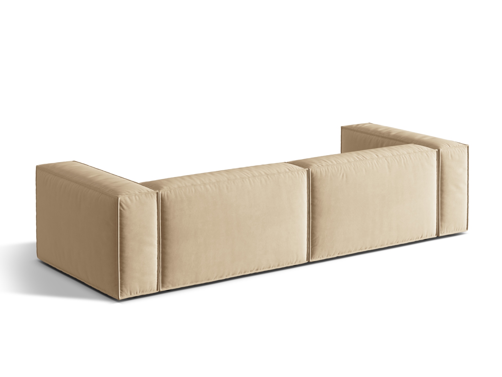 Velvet Sofa, "Nuria", 5 Seats, 290x110x72