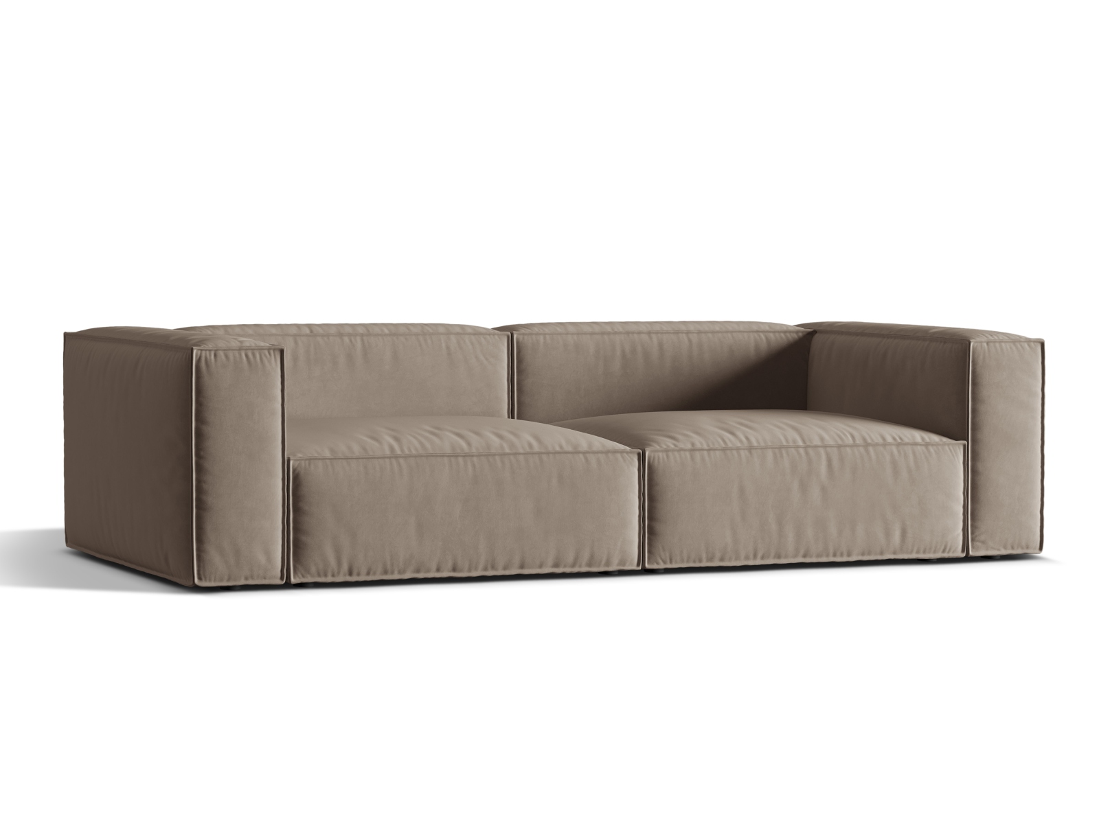 Velvet Sofa, "Nuria", 5 Seats, 290x110x72