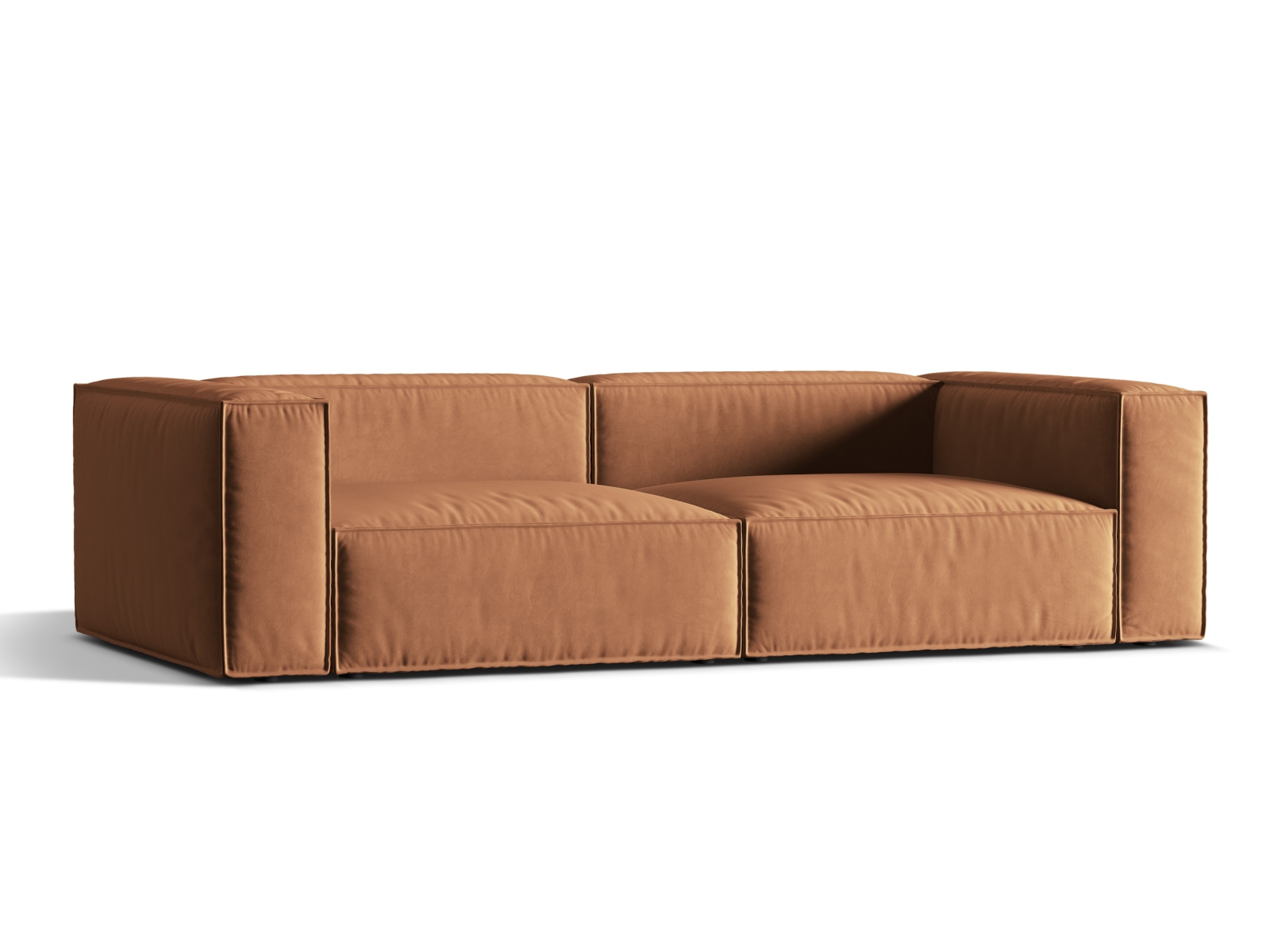 Velvet Sofa, "Nuria", 5 Seats, 290x110x72