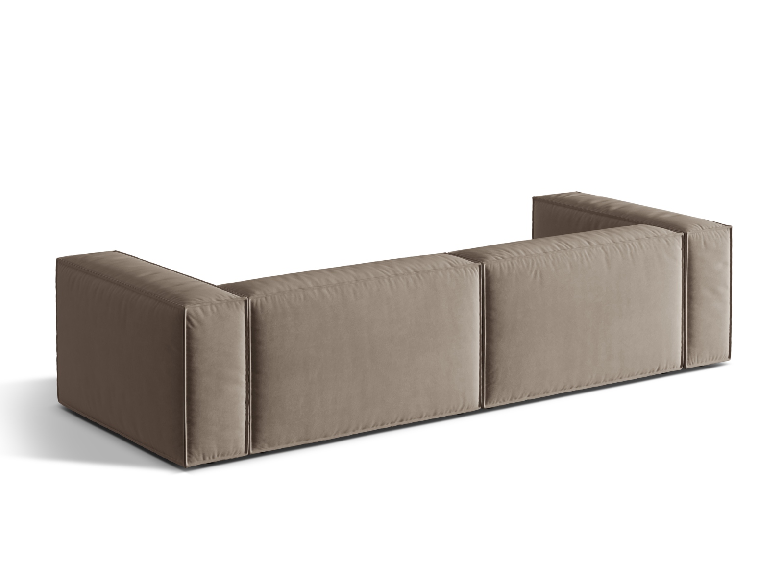Velvet Sofa, "Nuria", 5 Seats, 290x110x72