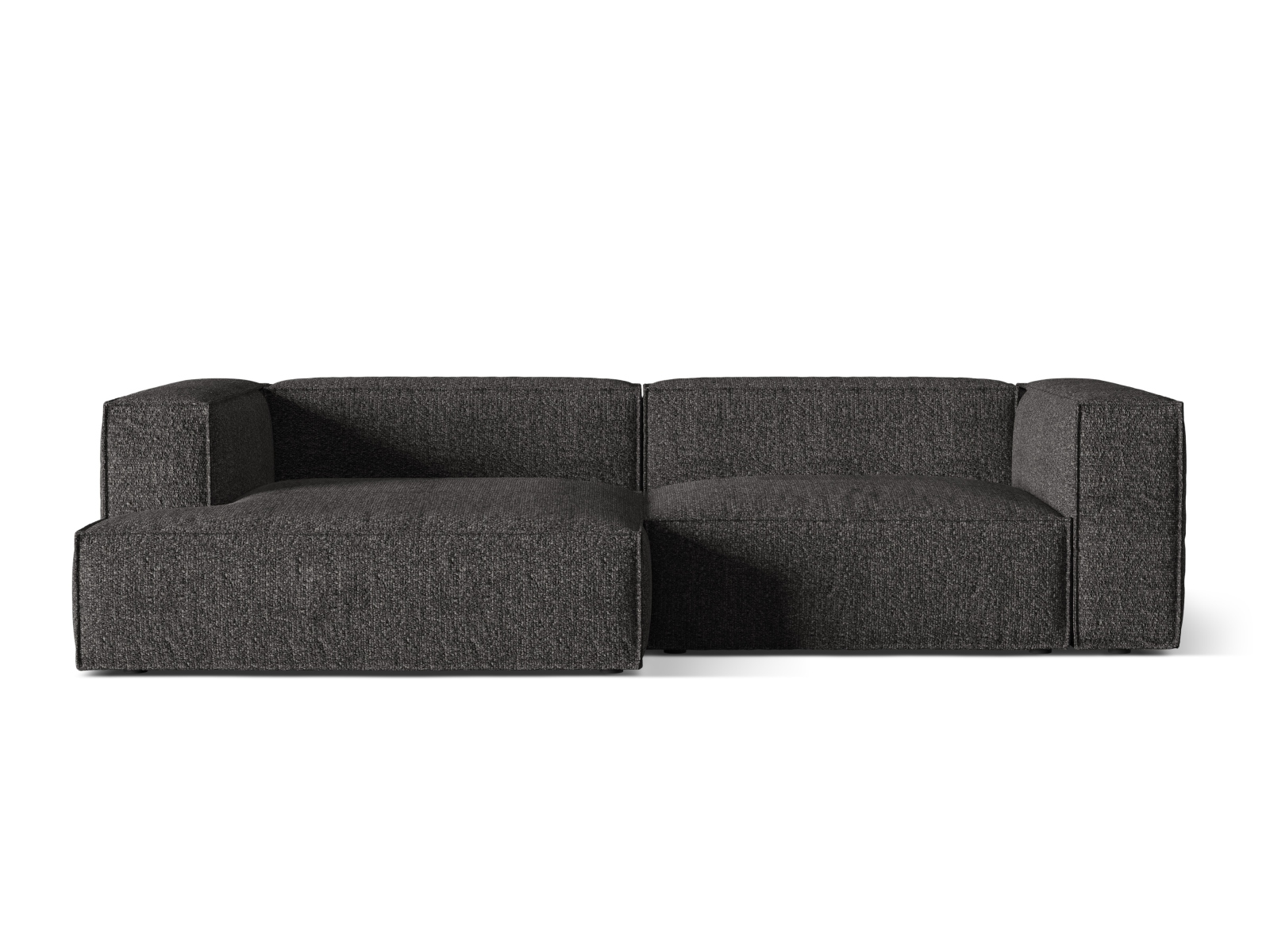 Boucle Modular Left Corner Sofa, "Nuria", 4 Seats, 292x147x72