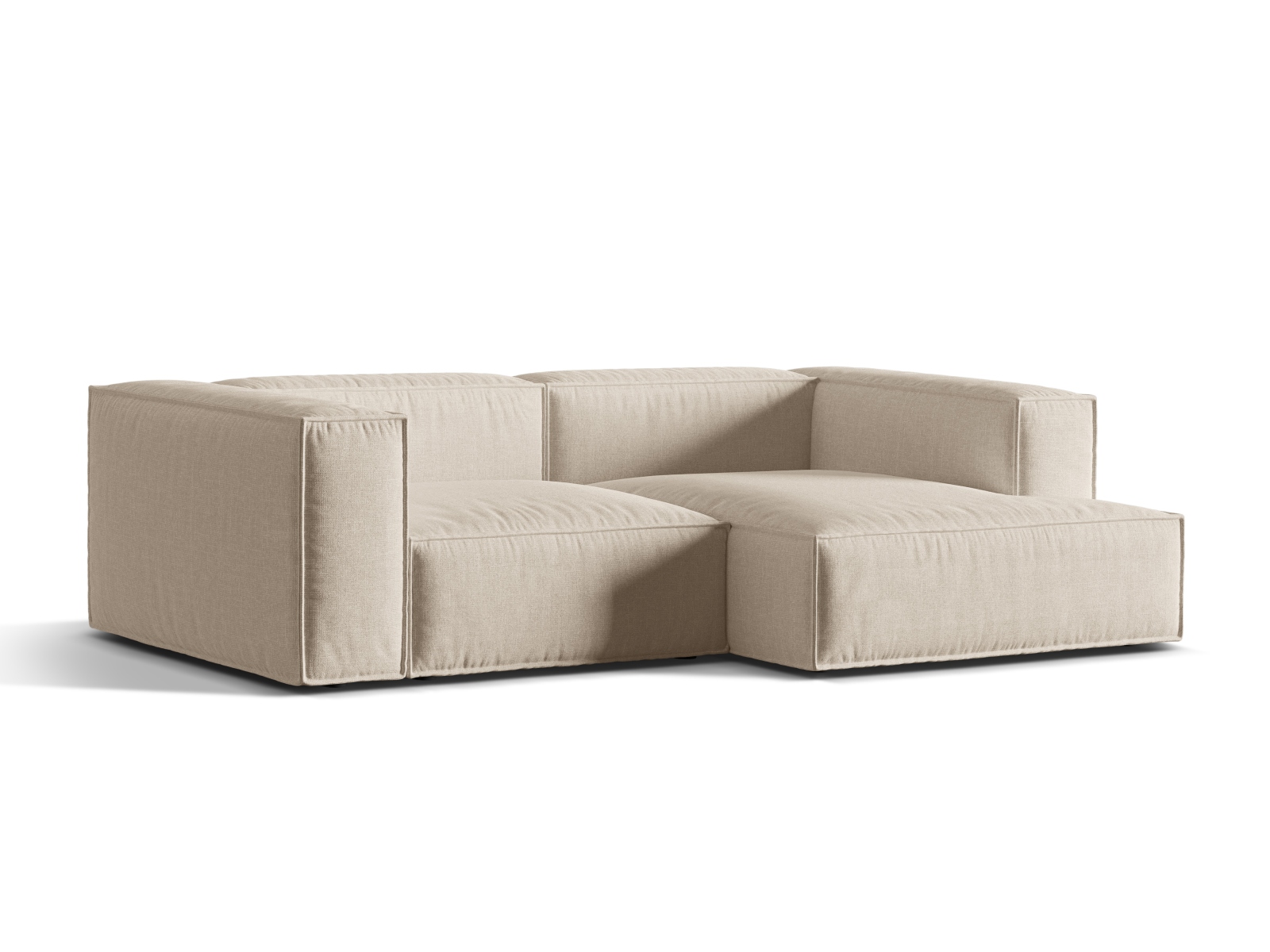 Modular Right Corner Sofa, "Nuria", 3 Seats, 252x147x72