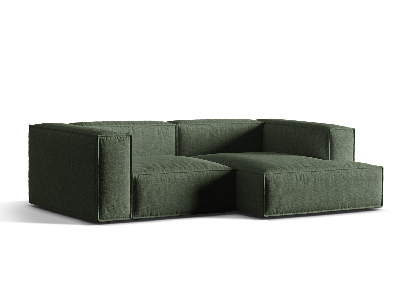 Modular Right Corner Sofa, "Nuria", 3 Seats, 252x147x72