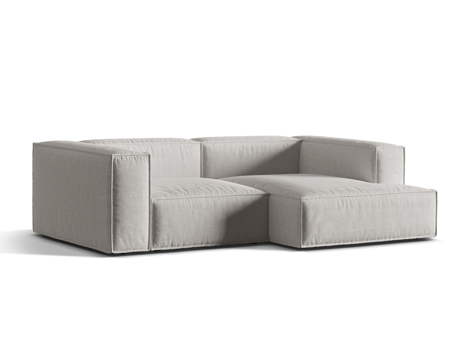 Modular Right Corner Sofa, "Nuria", 3 Seats, 252x147x72
