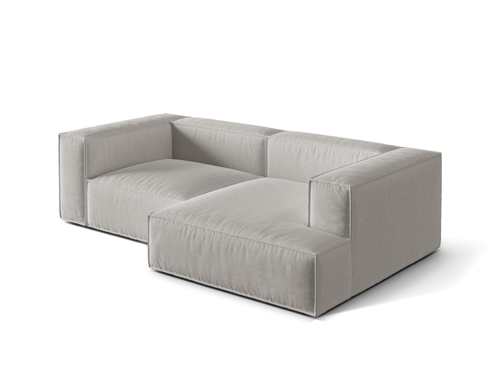 Modular Right Corner Sofa, "Nuria", 3 Seats, 252x147x72