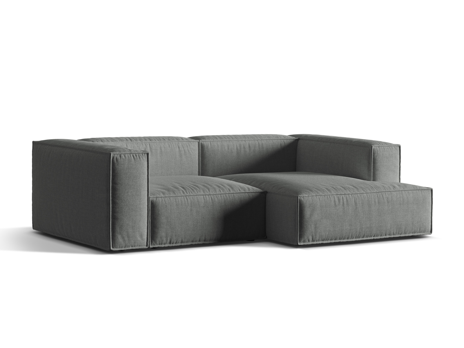 Modular Right Corner Sofa, "Nuria", 3 Seats, 252x147x72