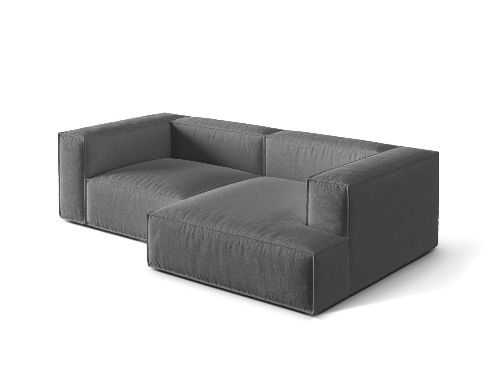 Modular Right Corner Sofa, "Nuria", 3 Seats, 252x147x72