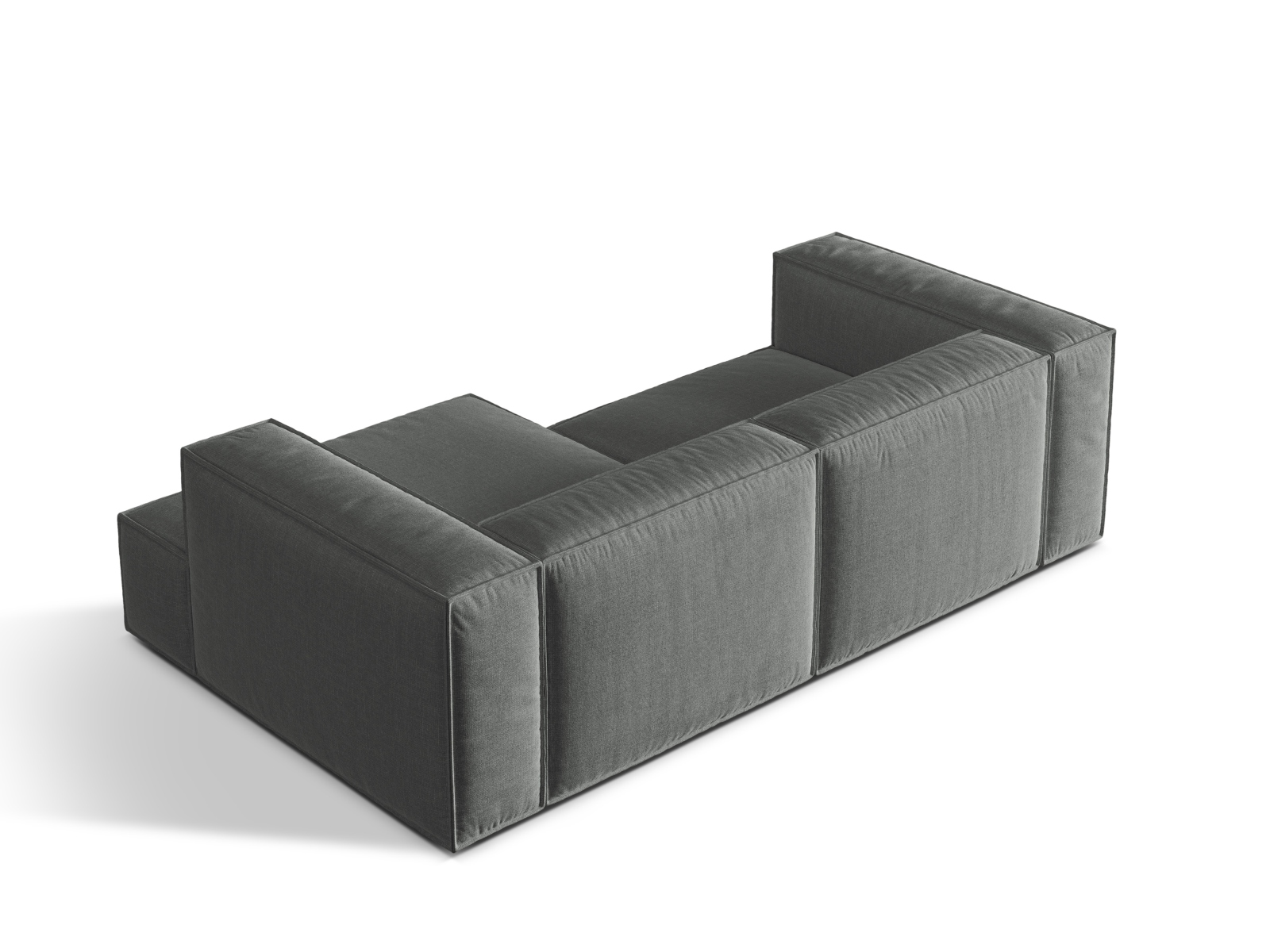 Modular Right Corner Sofa, "Nuria", 3 Seats, 252x147x72