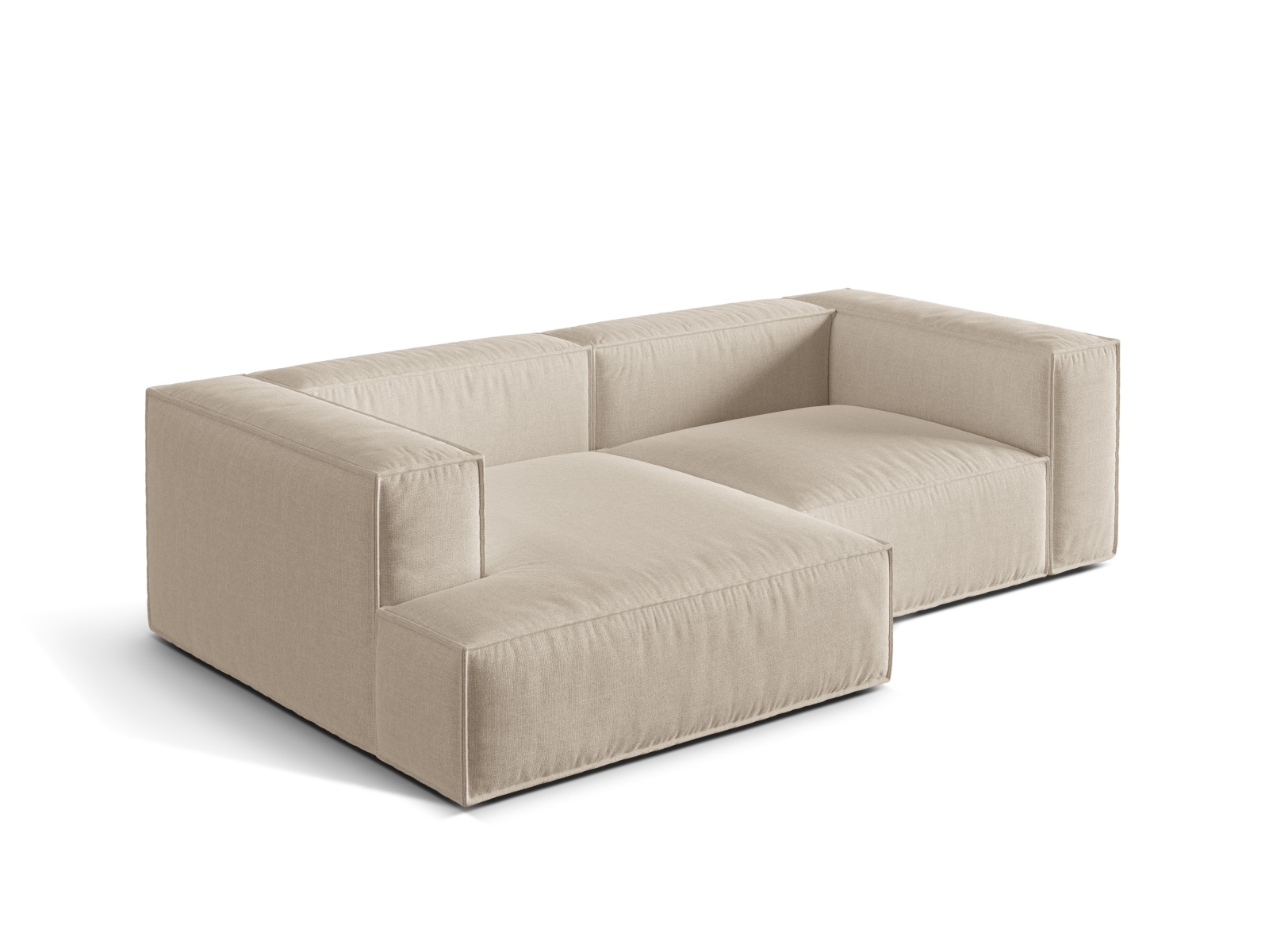 Modular Left Corner Sofa, "Nuria", 3 Seats, 252x147x72