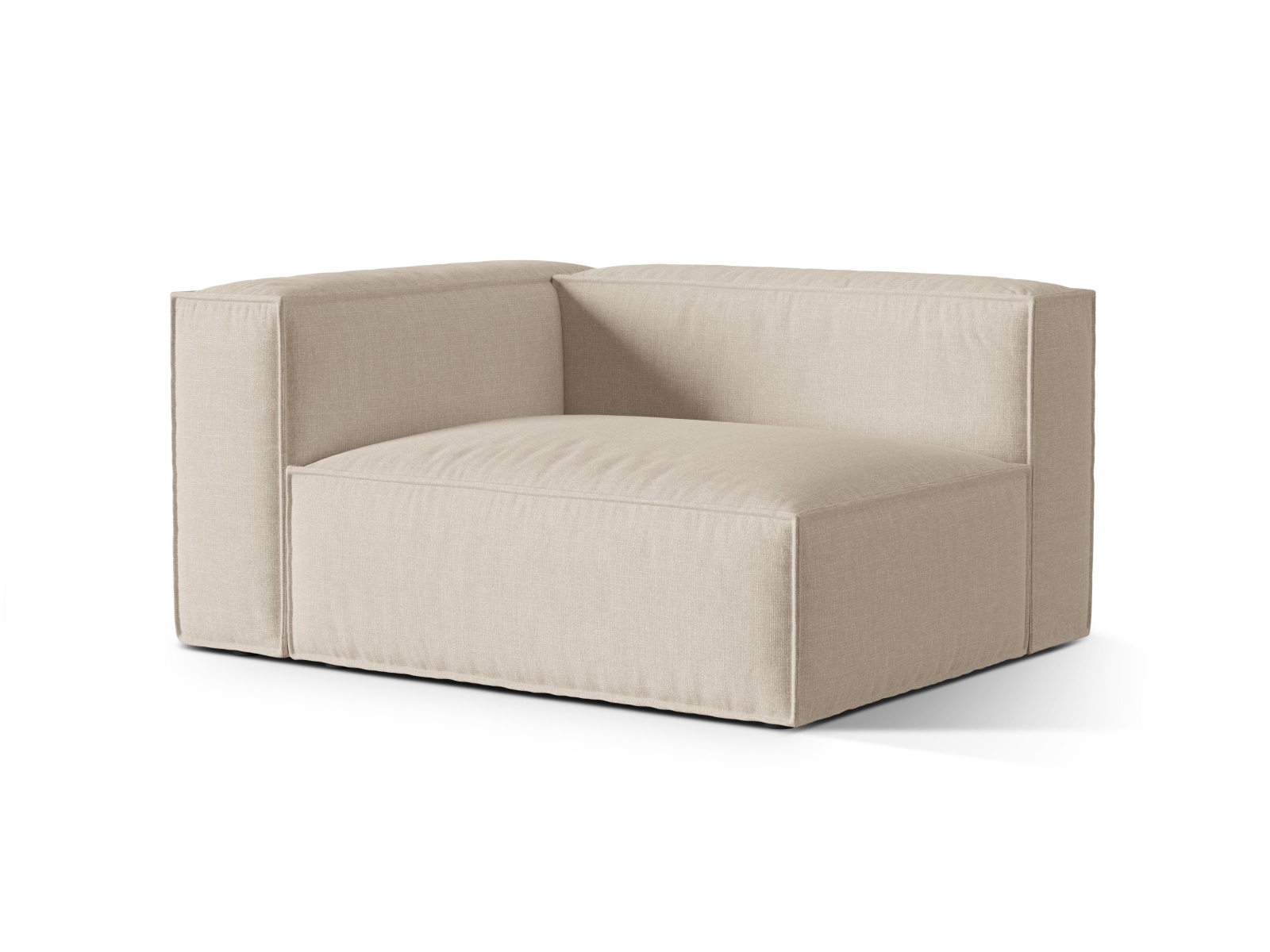 Left Modular Sofa, "Nuria", 2 Seats, 145x110x72