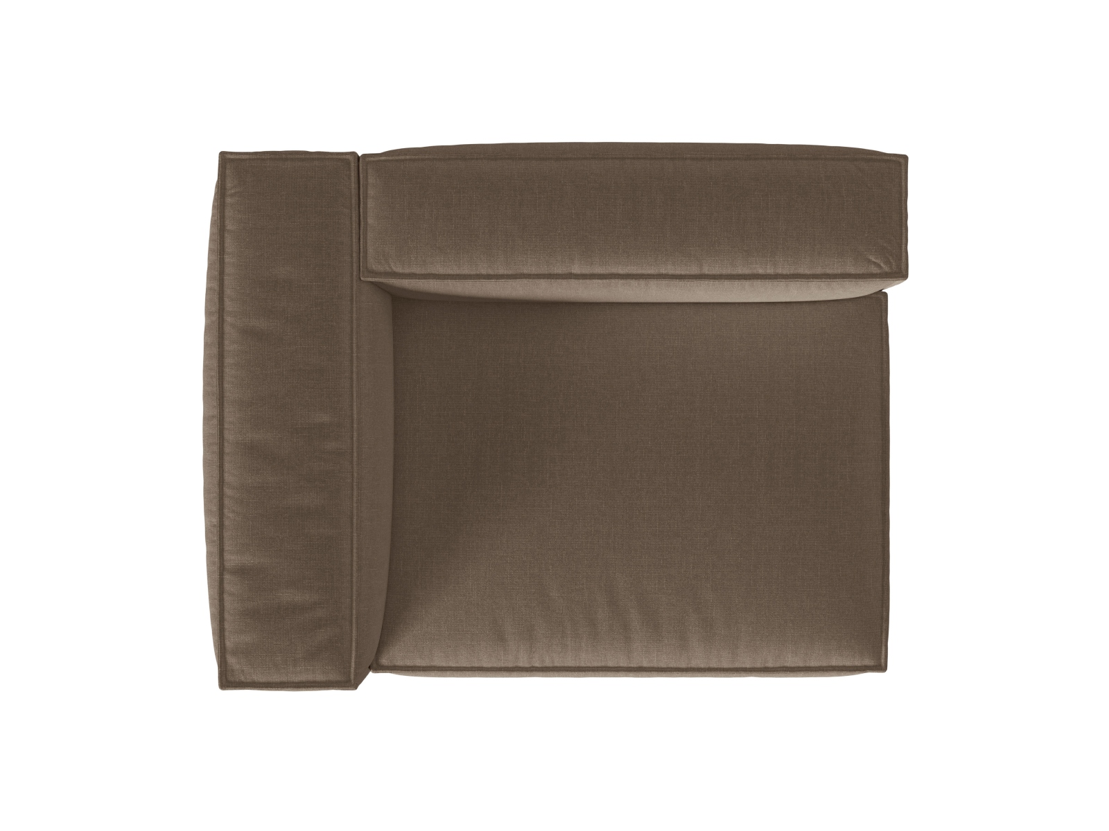 Left Modular Sofa, "Nuria", 2 Seats, 145x110x72