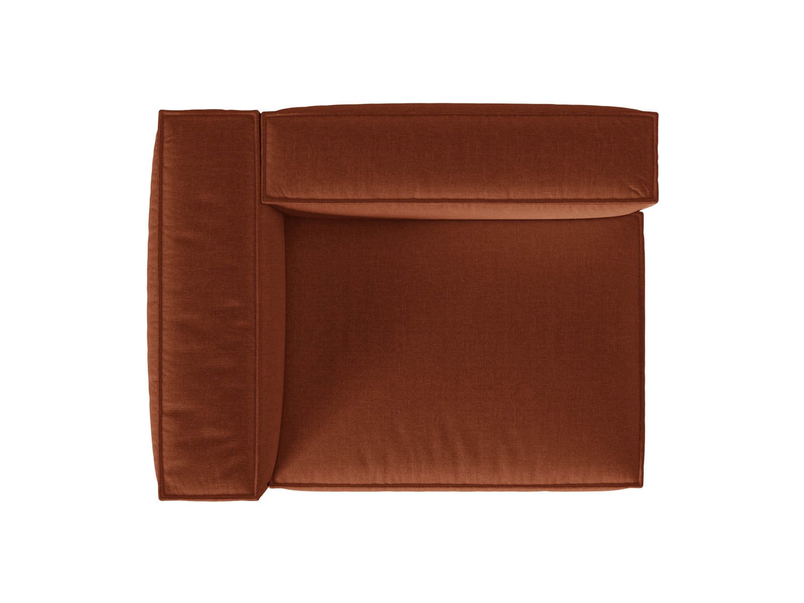 Left Modular Sofa, "Nuria", 2 Seats, 145x110x72