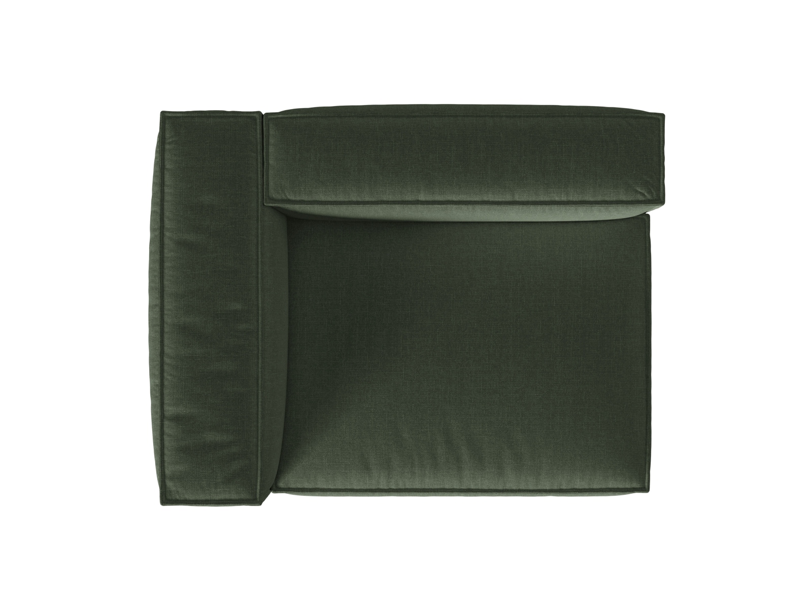 Left Modular Sofa, "Nuria", 2 Seats, 145x110x72