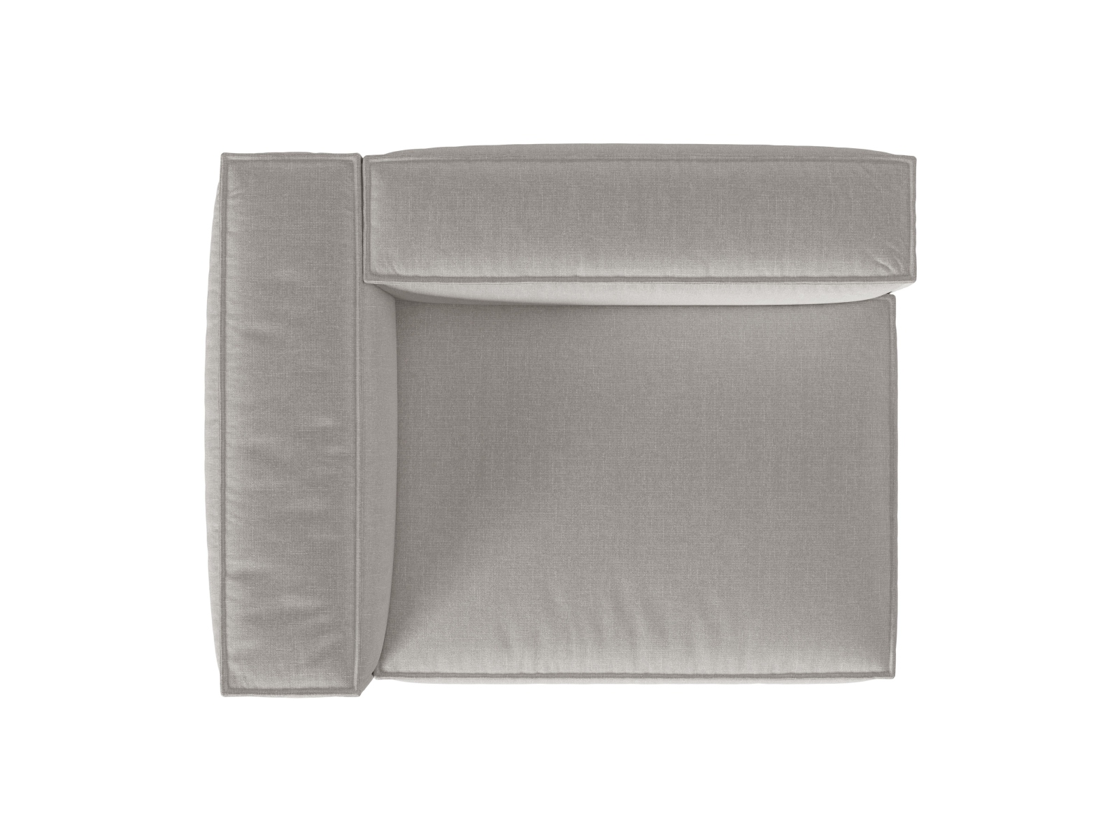 Left Modular Sofa, "Nuria", 2 Seats, 145x110x72