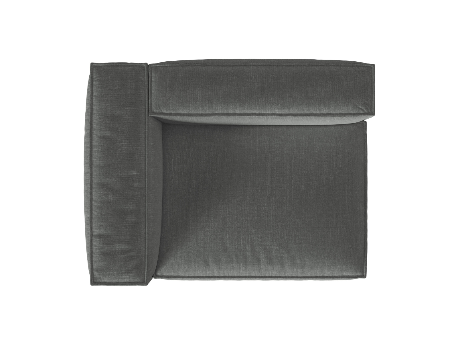 Left Modular Sofa, "Nuria", 2 Seats, 145x110x72