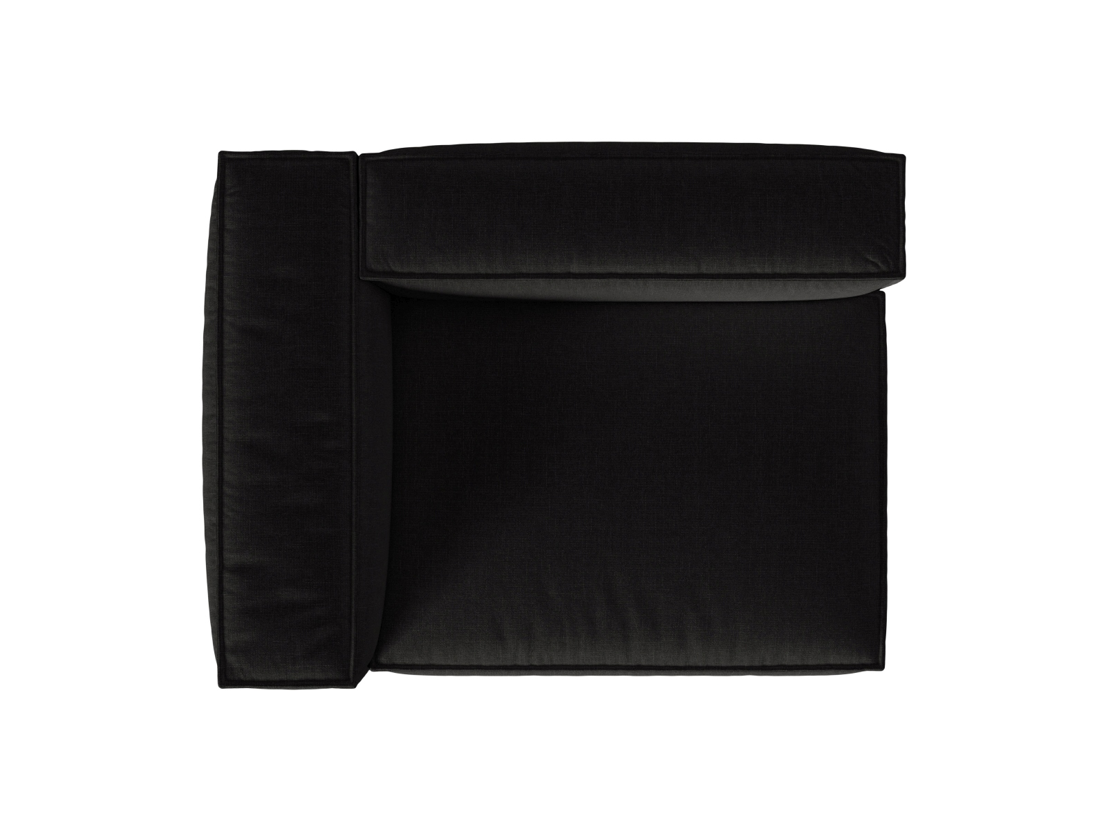 Left Modular Sofa, "Nuria", 2 Seats, 145x110x72