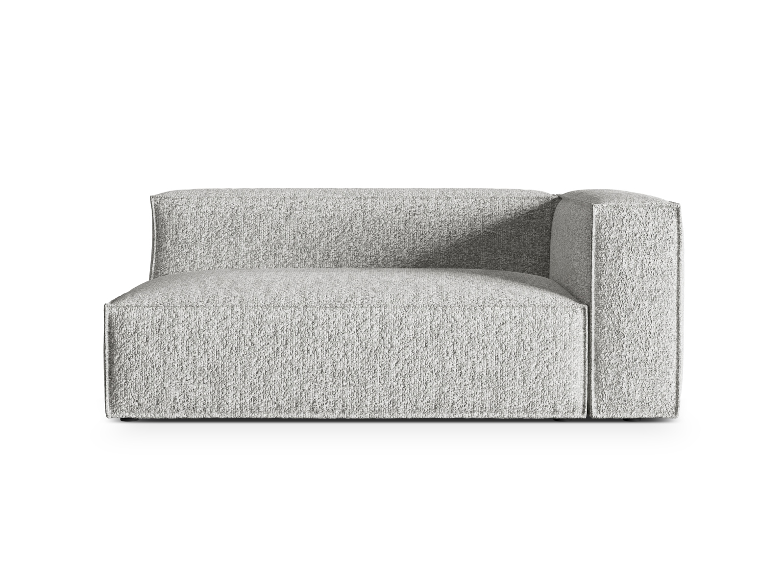Boucle Right Modular Sofa, "Nuria", 3 Seats, 185x110x72