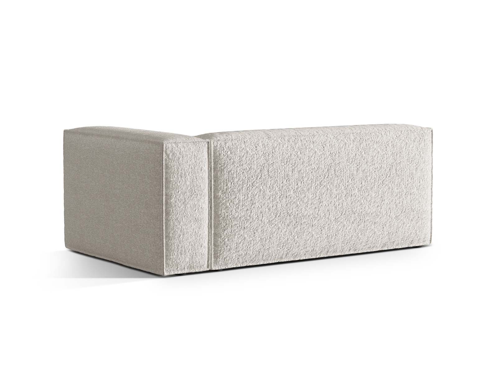 Boucle Right Modular Sofa, "Nuria", 3 Seats, 185x110x72