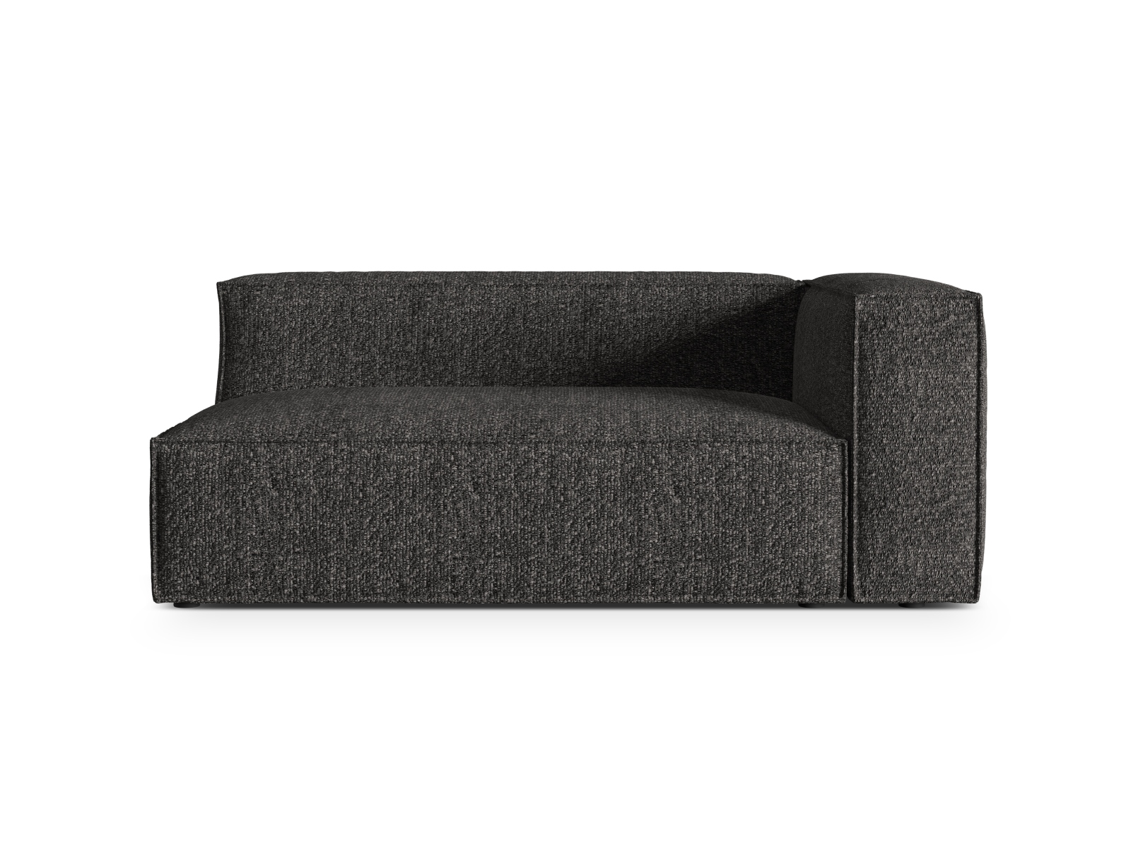 Boucle Right Modular Sofa, "Nuria", 3 Seats, 185x110x72