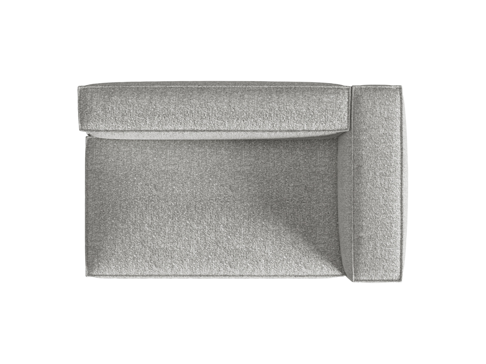 Boucle Right Modular Sofa, "Nuria", 3 Seats, 185x110x72