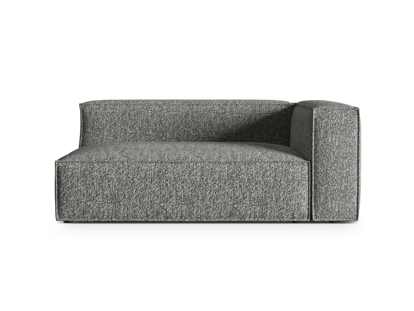 Boucle Right Modular Sofa, "Nuria", 3 Seats, 185x110x72