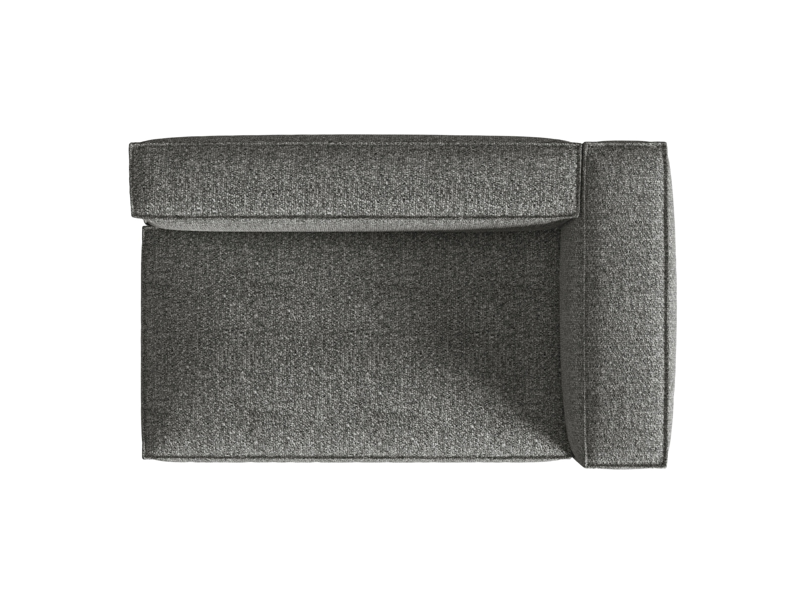 Boucle Right Modular Sofa, "Nuria", 3 Seats, 185x110x72