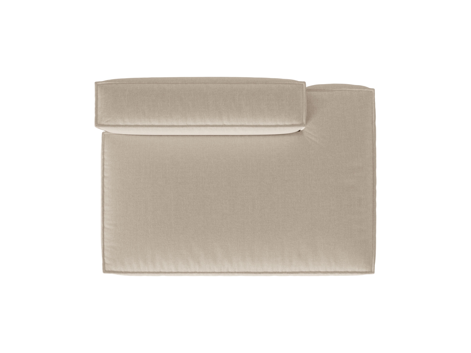 Right Modular Sofa, "Nuria", 3 Seats, 165x110x72