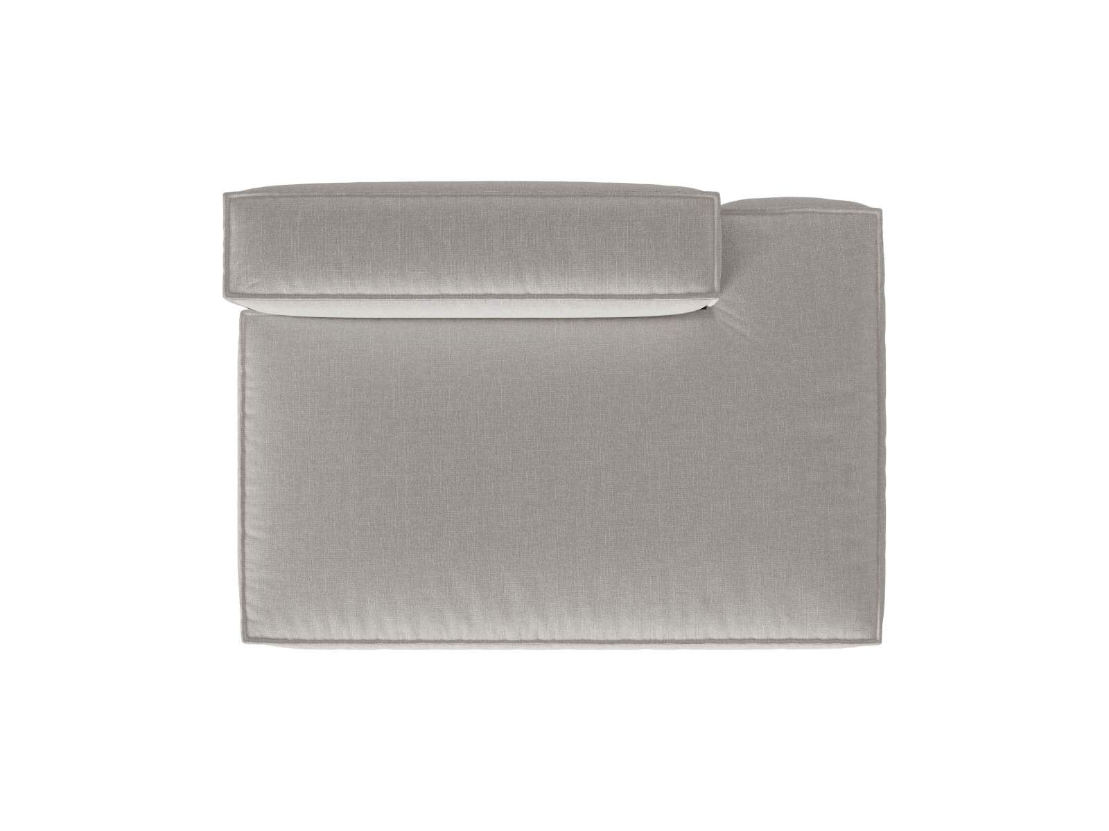 Right Modular Sofa, "Nuria", 3 Seats, 165x110x72