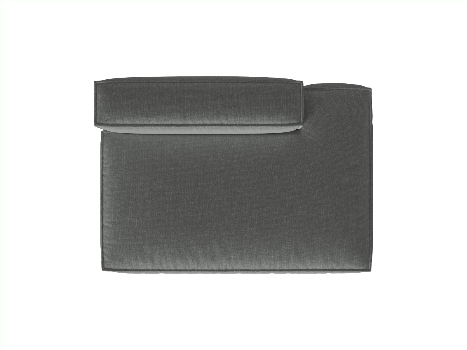 Right Modular Sofa, "Nuria", 3 Seats, 165x110x72