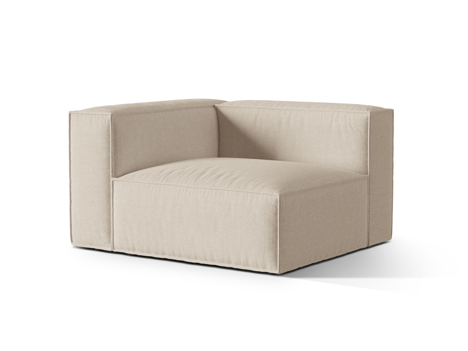 Left Modular Sofa, "Nuria", 1 Seat, 125x110x72