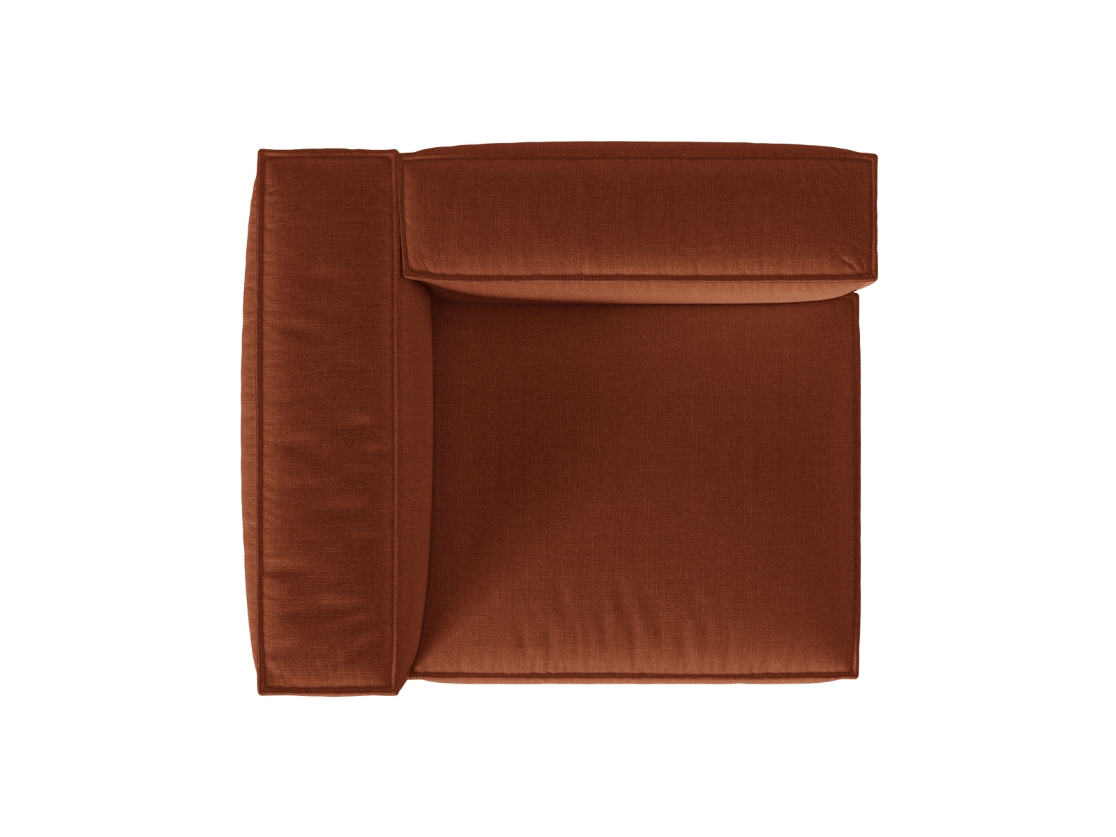Left Modular Sofa, "Nuria", 1 Seat, 125x110x72