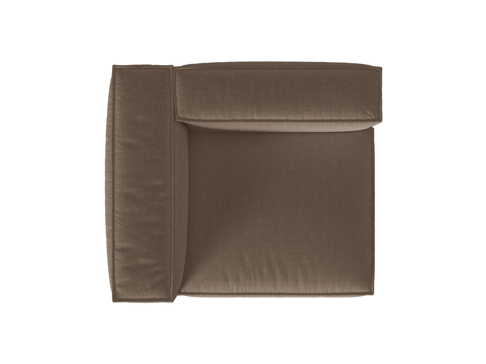 Left Modular Sofa, "Nuria", 1 Seat, 125x110x72