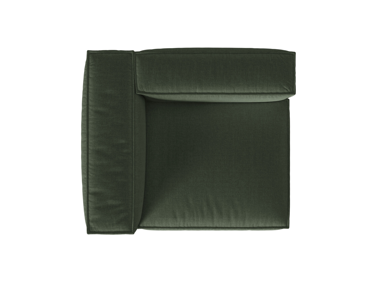 Left Modular Sofa, "Nuria", 1 Seat, 125x110x72